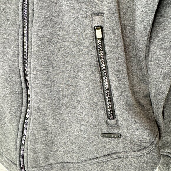 Athleta Easy Cozy Karma Jacket in Charcoal Heather - Picture 3 of 8